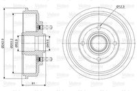 Tamburo Freno Brake Drum FORD FOCUS >04