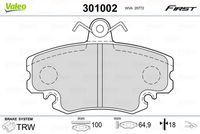 Pastiglie gamma First Brake pads REN Clio