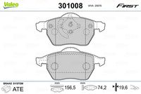 Pastiglie gamma First Brake padsVOLKSWAGEN Sharan I