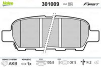 Pastiglie gamma First brake pads REN Koleos