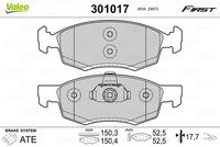 Pastiglie gamma First brake pads DAC Logan