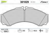 Pastiglie gamma First Brake pads IVECO Daily L fr + RR