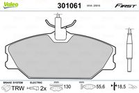 Pastiglie gamma First brake pads REN Laguna I