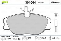 Pastiglie gamma First Brake pads CITROËN Dispatch