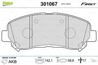 Pastiglie gamma First brake pads NISS Qashqai