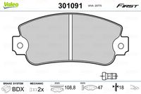 Pastiglie gamma First brake pads FIAT Pand