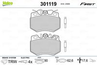 Pastiglie gamma First brake pads CIT C15