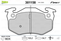 Pastiglie gamma First Brake padsRENAULT R19 Phase 2