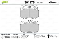 Pastiglie gamma First brake pads PEU 205