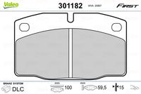 Pastiglie gamma First brake pads OPEL Astra A