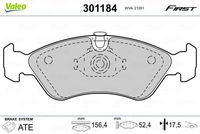 Pastiglie gamma First Brake pads OPEL Vect