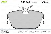 Pastiglie gamma First Brake padsMERCEDES 190