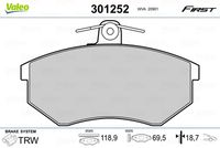 Pastiglie gamma First brake pads VW Golf IV