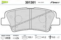 Pastiglie gamma First brake pads KIA rio