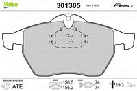 Pastiglie gamma First brake pads SAAB 9-3