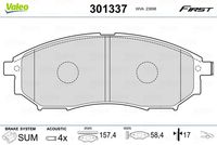 Pastiglie gamma First brake pads INFI M35