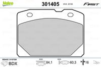 Pastiglie gamma First brake pads LADA Riva