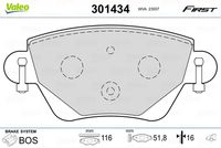 Pastiglie gamma First brake pads Jaguar X-type