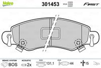 Pastiglie gamma First Brake pads SUZUKI Wagon R+ fr