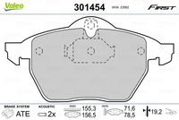 Pastiglie gamma First brake pads OPEL Zafira