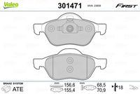 Pastiglie gamma First Brake padsRENAULT Espace