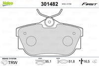 Pastiglie gamma First Brake pads VW Transporter