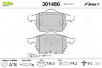 Pastiglie gamma First brake pads VW New Beetle