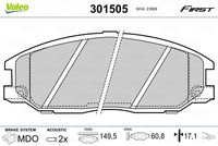 Pastiglie gamma First brake pads HYUN H-1 Travel