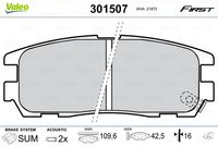 Pastiglie gamma First brake pads OPEL Frontera