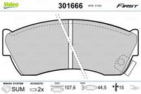 Pastiglie gamma First brake pads SUZ Alto