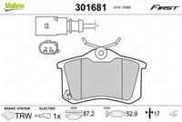 Pastiglie gamma First Brake pads FORD Mond