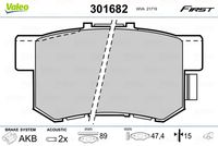 Pastiglie gamma First Brake padsHONDA Civic