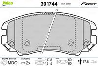 Pastiglie gamma First brake pads HYUN Coupé Tiburon