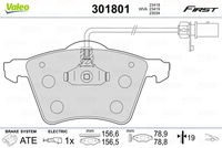 Pastiglie gamma First brake pads SEAT Alhambra