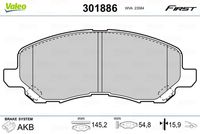 Pastiglie gamma First brake pads MITS ASX