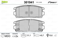 Pastiglie gamma First brake pads CHEV Captiva