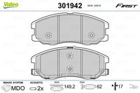 Pastiglie gamma First brake pads CHEV Captiva