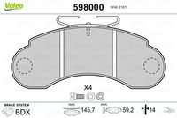 Pastiglie Freno PF MERCEDES MB80/MB100