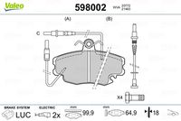 Pastiglie Freno PF RENAULT CLIO/ESPACE/R25(Luc-Ant)