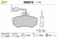 Pastiglie Freno PF Volkswagen Golf/Audi 90/Seat Ibiza