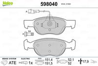 Pastiglie Freno PF AR 145/FI Brava/LA Delta(Tev-Ant)