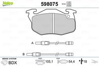 Pastiglie Freno PF CI SAXO/PE 106/405