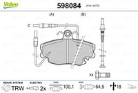 Pastiglie Freno PF PEUGEOT 205/309