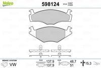 Pastiglie Freno PF VW GOLF/PASSAT/POLO