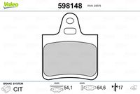 Pastiglie Freno PF CITROEN BX/CX