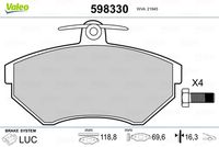 Pastiglie Freno PF VW Golf III/Polo III, Seat Ibiza III