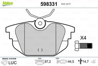 Pastiglie Freno PF Alfa 146, Fiat Bravo-a/Marea/Punto