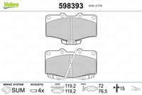 Pastiglie Freno PF TOY LCruiser40/60/70/80/90(Sum-Ant)