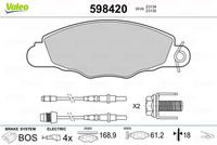 Pastiglie Freno PF Citr Xantia HDI 110 (A-BOSCH)