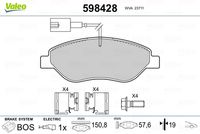 Pastiglie Freno PF FI Stilo 2.4 16V (Ant - BOSCH)